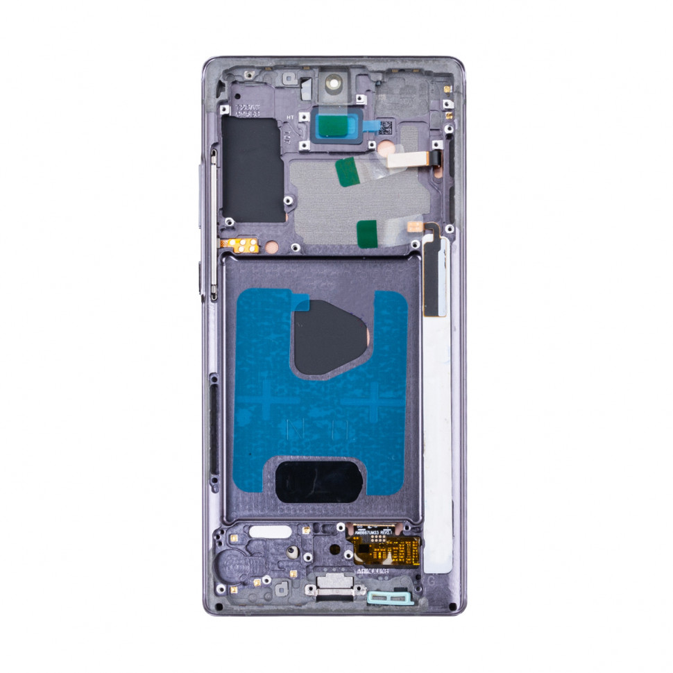 Дисплей с рамкой для Samsung N980F (Note 20) Черный OLED (Full Size)
