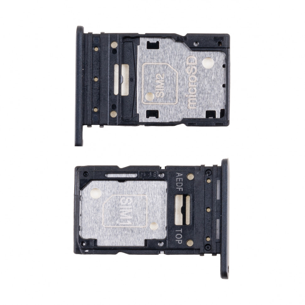 Контейнер SIM для Samsung A546E (A54 5G) Черный