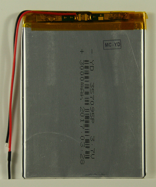 Аккумулятор универсальная 357095p 3,7v Li-Pol 3000 mAh (3.5*70*95 mm)