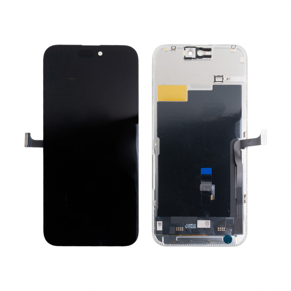 Дисплей для iPhone 15 Pro Max с тачскрином Черный Hard OLED, Full HD (площадка под IC)