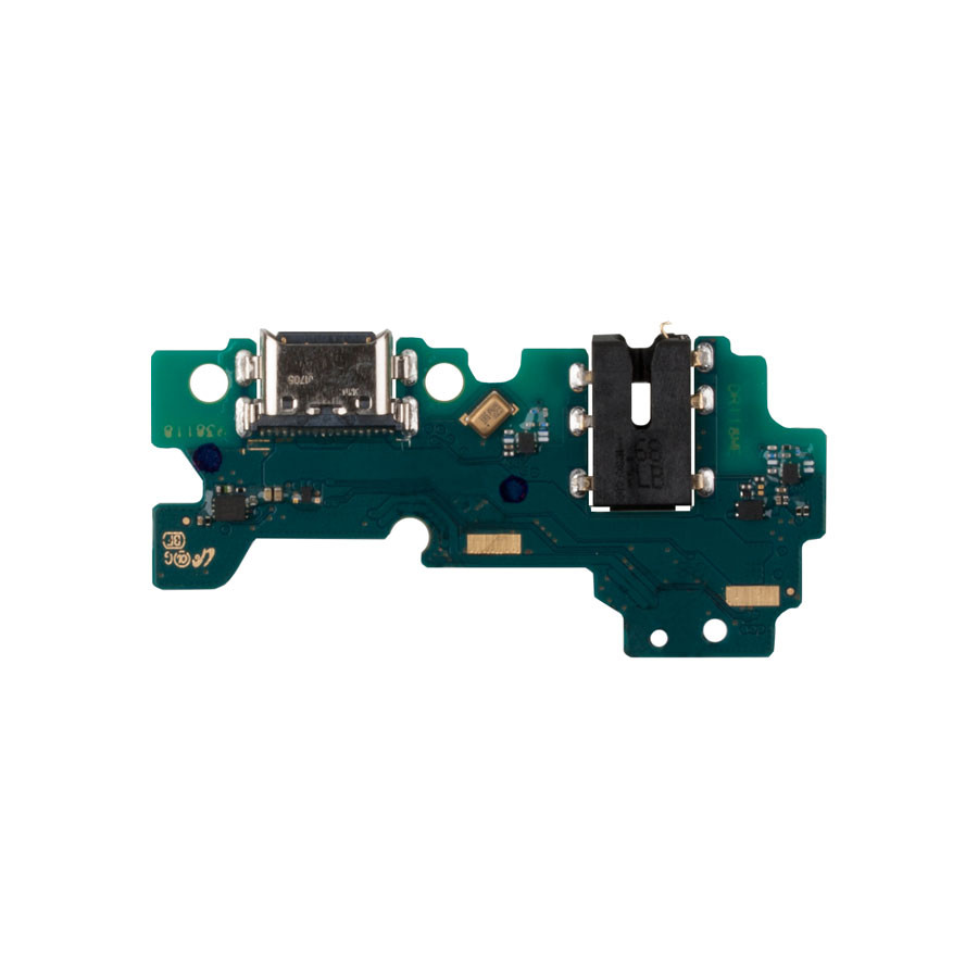 Шлейф для Samsung A325F (A32 4G) плата на системный разъем/разъем гарнитуры/микрофон - Премиум