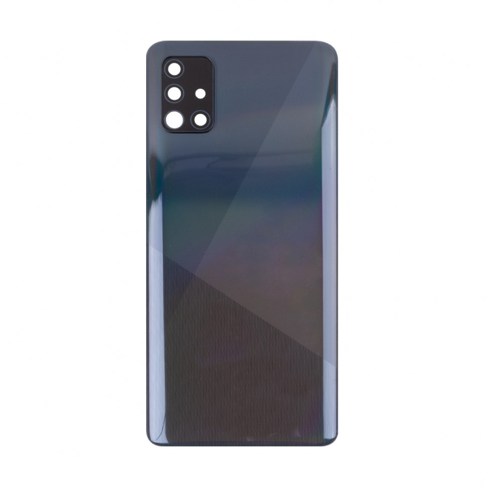 Задняя крышка для Samsung A515F (A51) Черный - Премиум