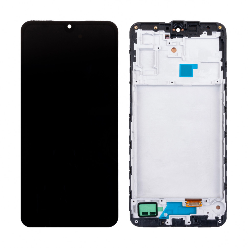 Дисплей с рамкой для Samsung A175F (A17 4G) Черный OLED (Full Size)