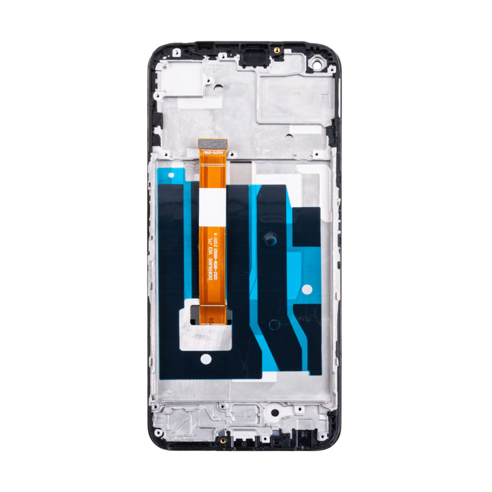 Дисплей с рамкой для Realme 9 5G Черный Оригинал