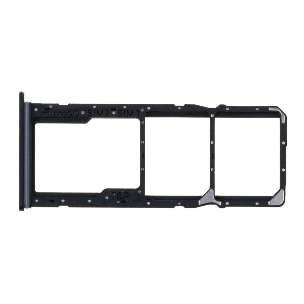 Контейнер SIM для Samsung A032F (A03 Core) Черный