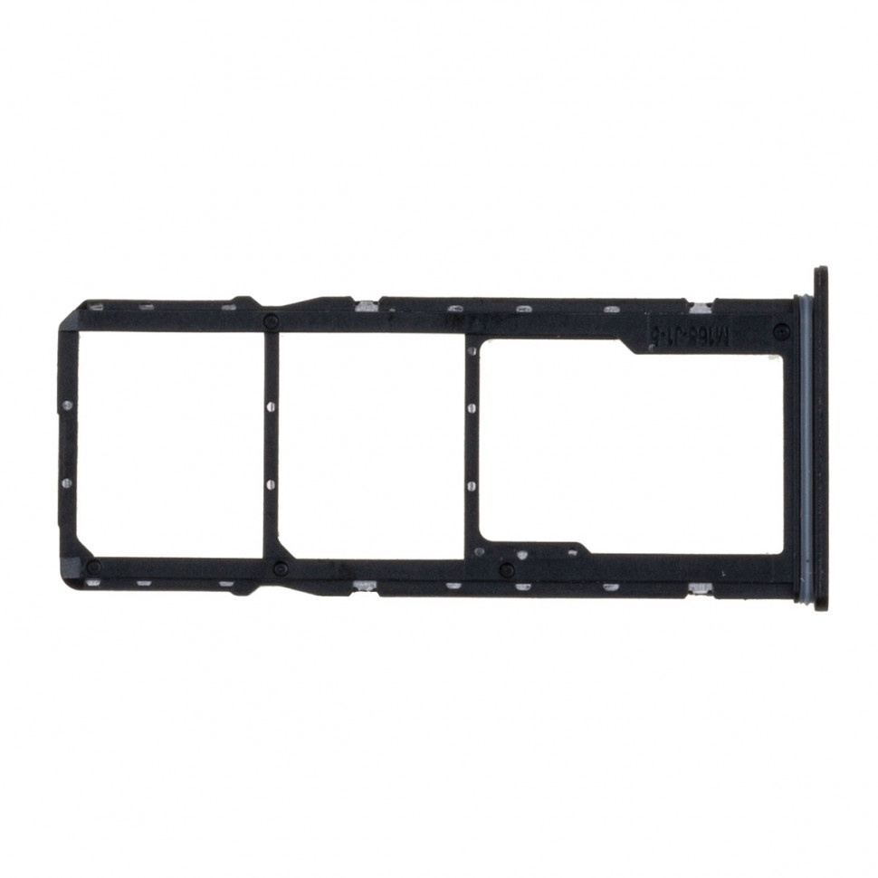Контейнер SIM для Samsung A032F (A03 Core) Черный