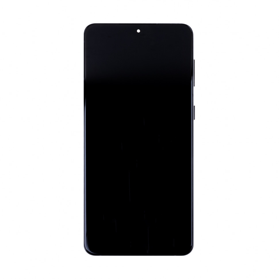 Дисплей с рамкой для Samsung G996B (S21+) Черный OLED (Full Size)