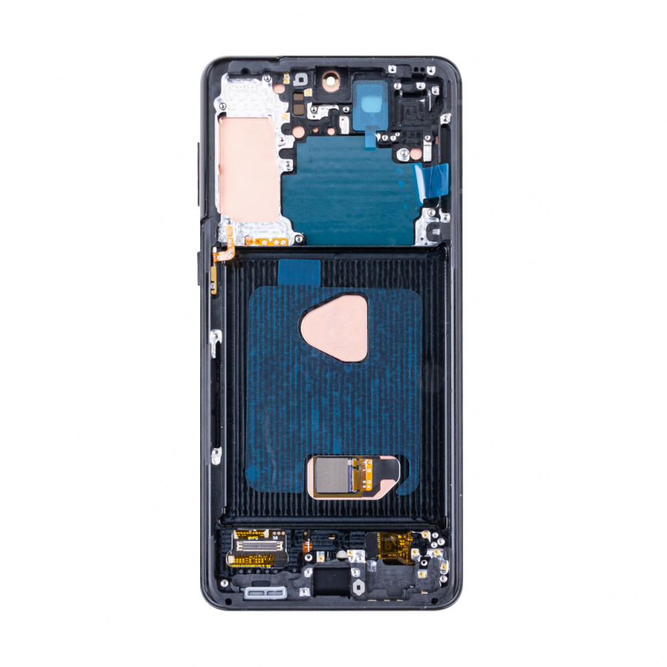 Дисплей с рамкой для Samsung G996B (S21+) Черный OLED (Full Size)