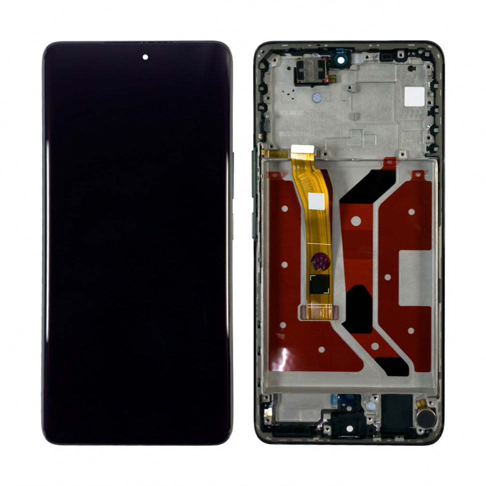 Дисплей с рамкой для Huawei Honor X9c Черный Оригинал