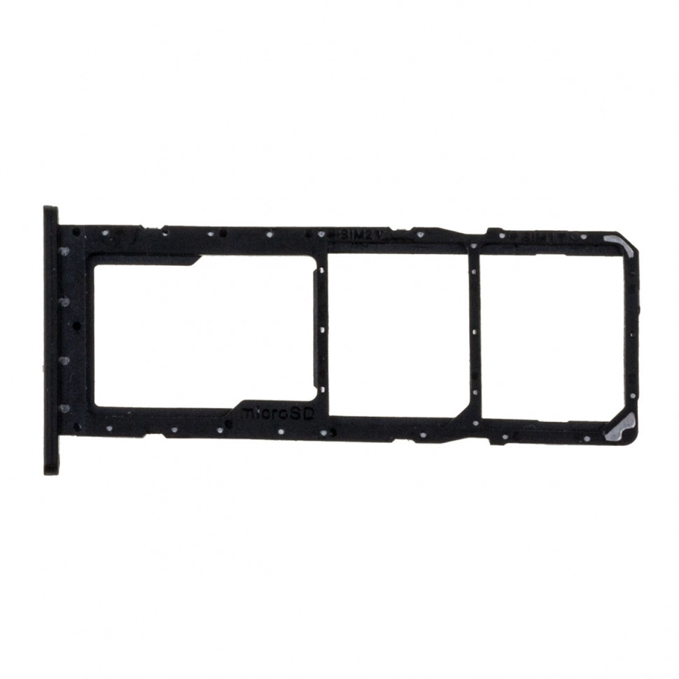 Контейнер SIM для Samsung A035F (A03) Черный