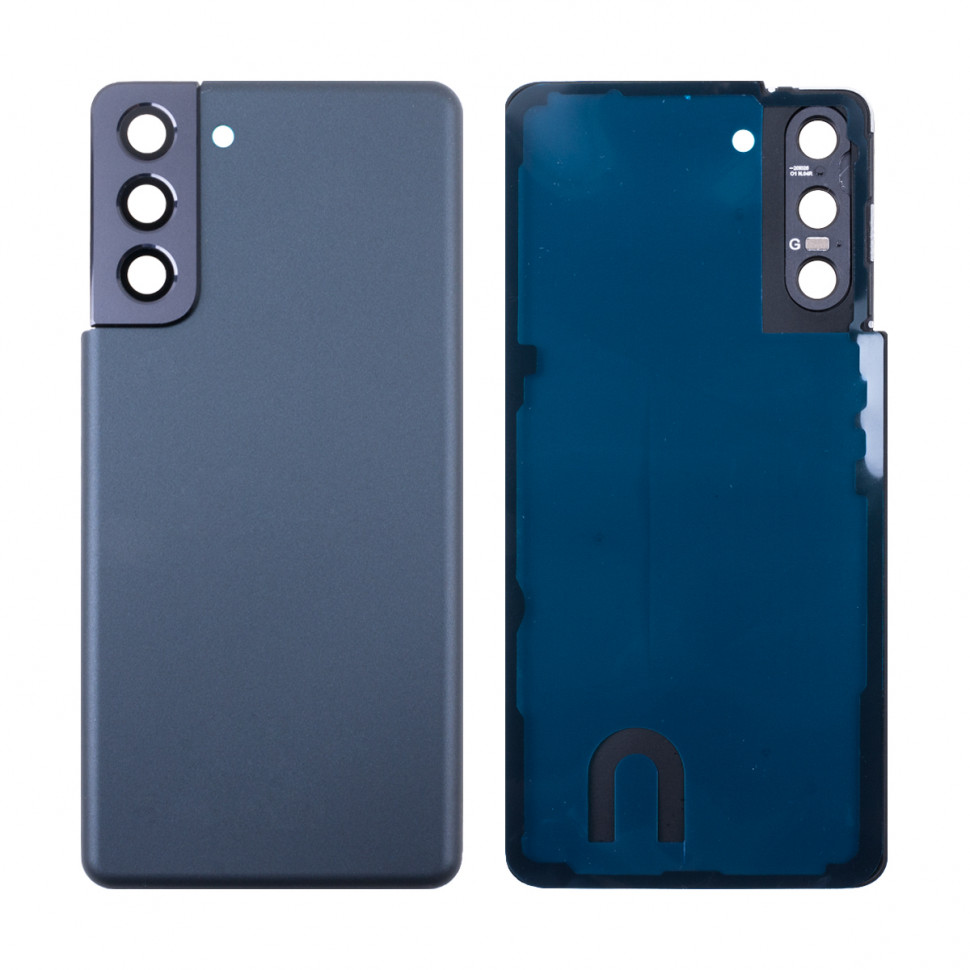 Задняя крышка для Samsung G991B (S21) Серый - Премиум