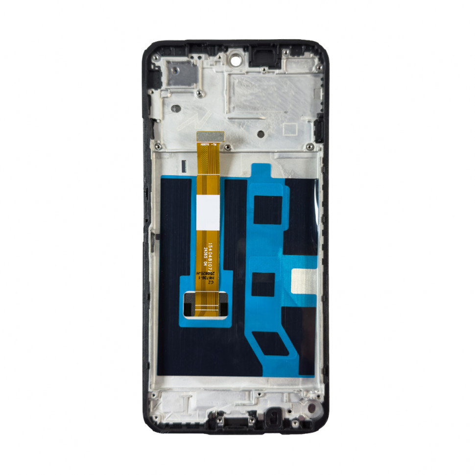 Дисплей с рамкой для Realme C75 4G Черный Оригинал