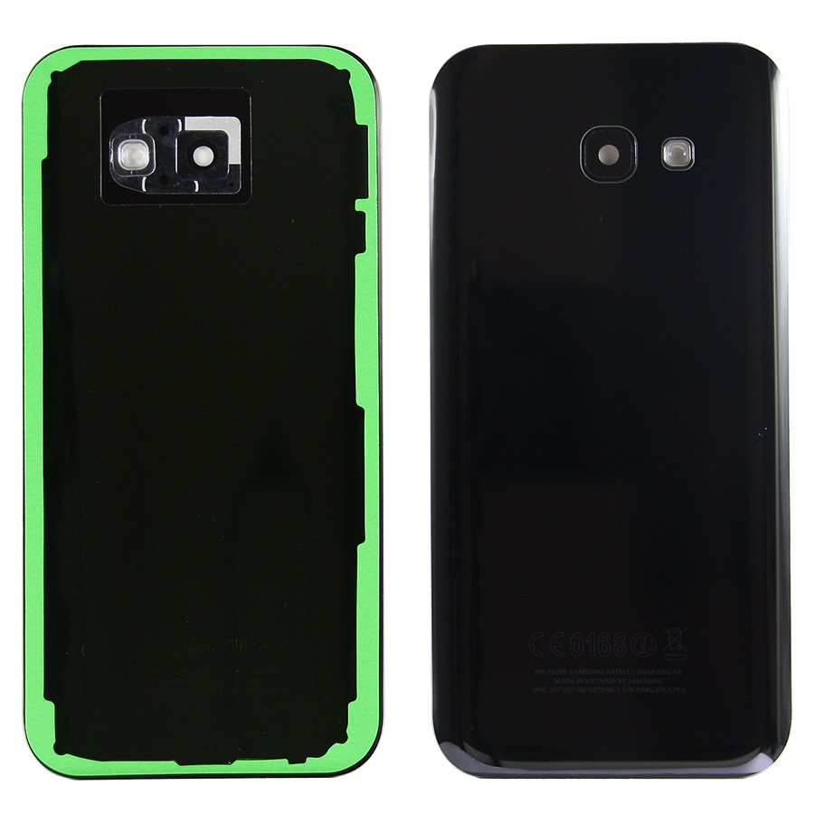 Задняя крышка для Samsung Galaxy A5 2017 (A520F) Черный - Премиум