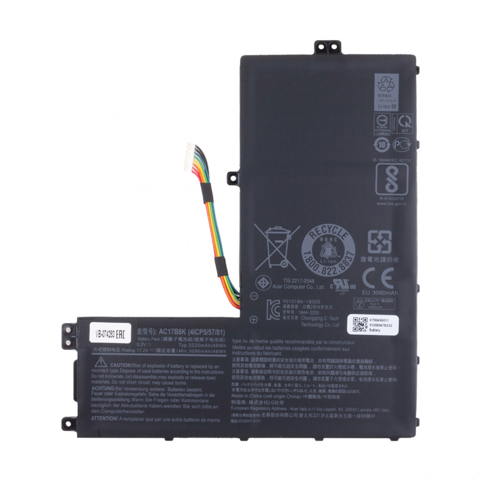 Аккумулятор для ноутбука Acer AC17B8K (Swift 3 SF315-52, SF315-52G) 3220 mAh