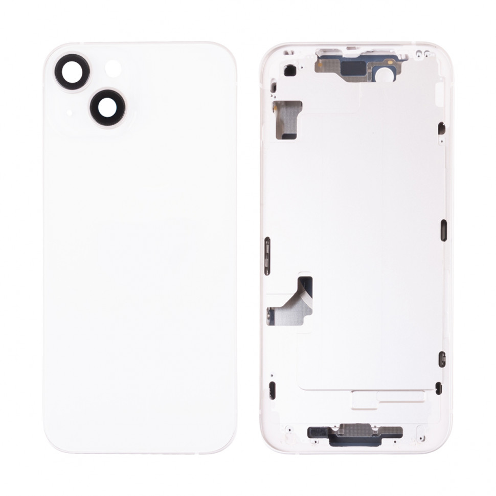 Корпус для iPhone 14 (1 Sim) Белый - Премиум