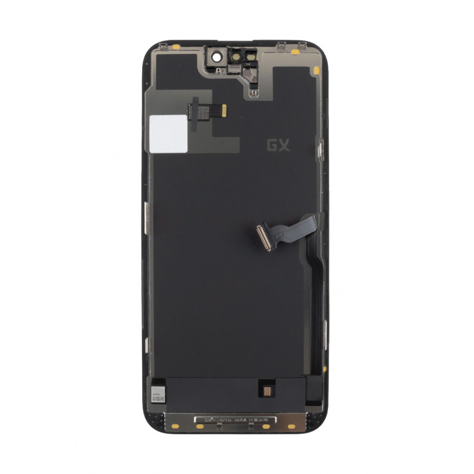 Дисплей для iPhone 14 Pro Max с тачскрином Черный - GX Hard OLED (площадка под IC)
