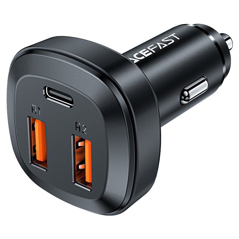 АЗУ USB/Type-C Acefast B9 (66W, QC3.0, PD, 1Type-C, 2USB) Черный