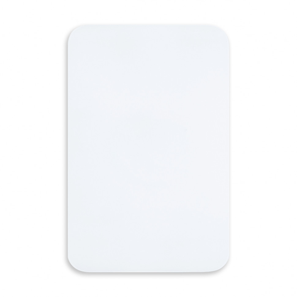 Задняя крышка для iPhone 17 Pro Max Серебро (стекло, логотип) - Премиум
