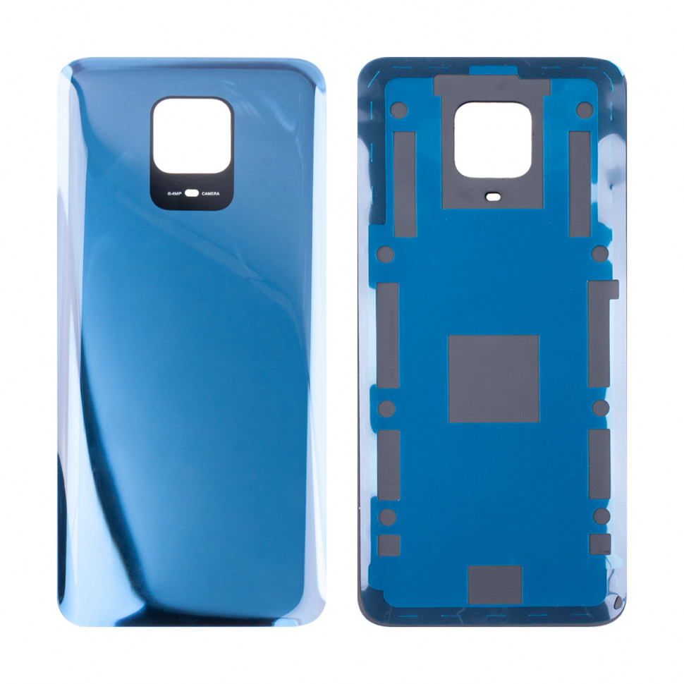 Задняя крышка для Xiaomi Redmi Note 9S/9 Pro Серый - Премиум