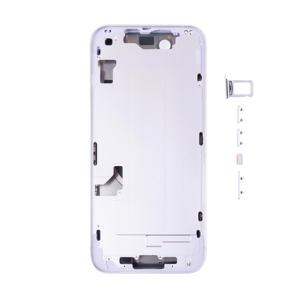 Корпус для iPhone 14 (1 Sim) Фиолетовый - Премиум