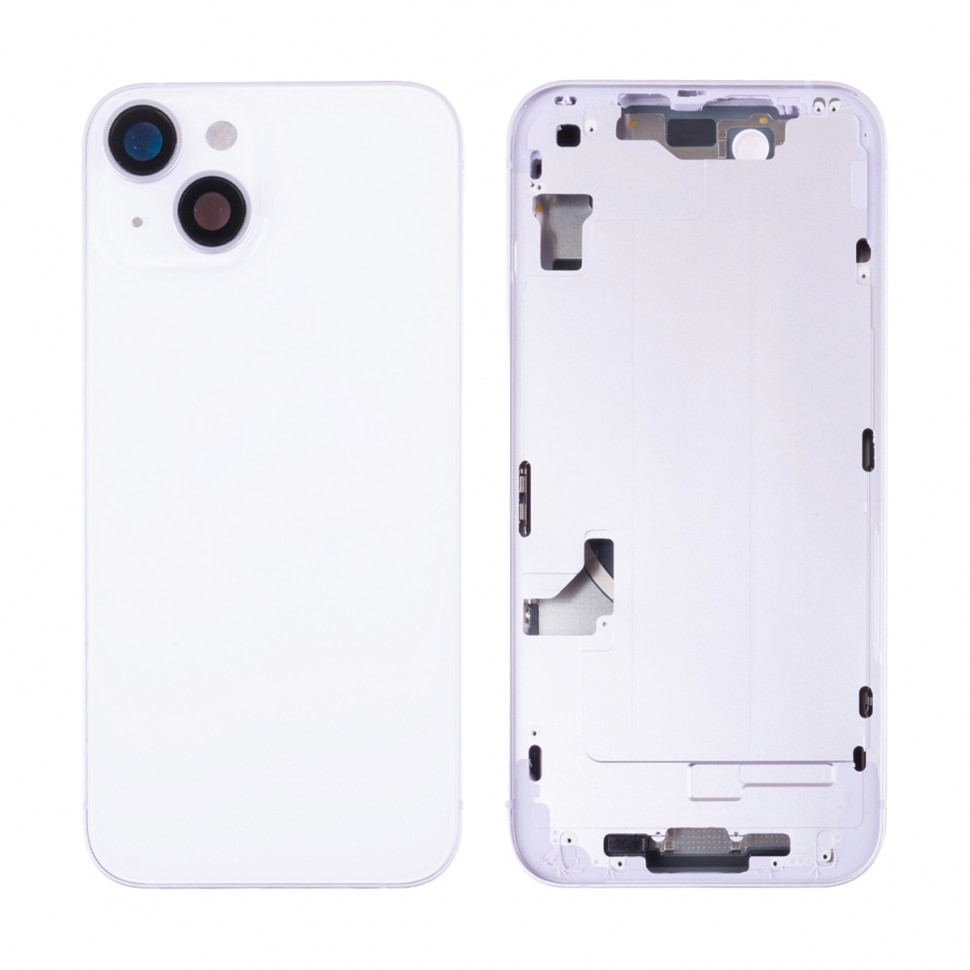 Корпус для iPhone 14 (1 Sim) Фиолетовый - Премиум