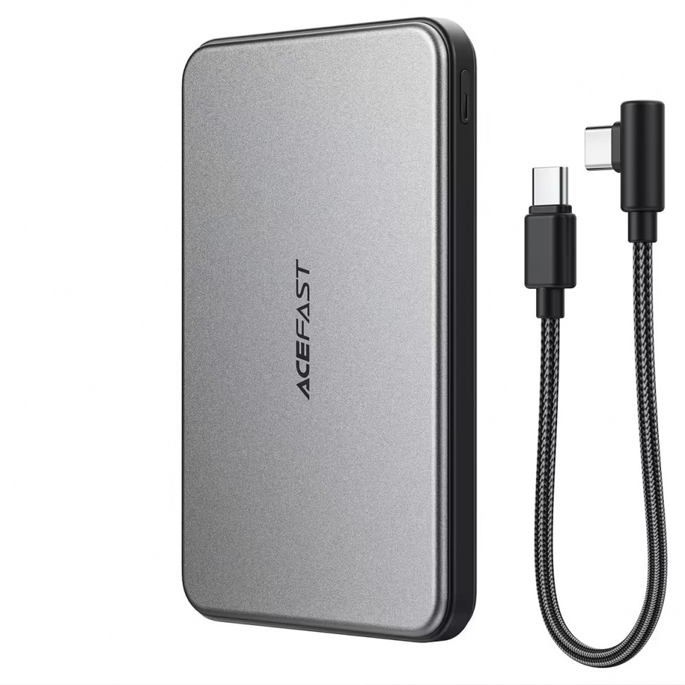 Внешний Аккумулятор Acefast M30 5000 mAh (18W, MagSafe 7.5W) Черный