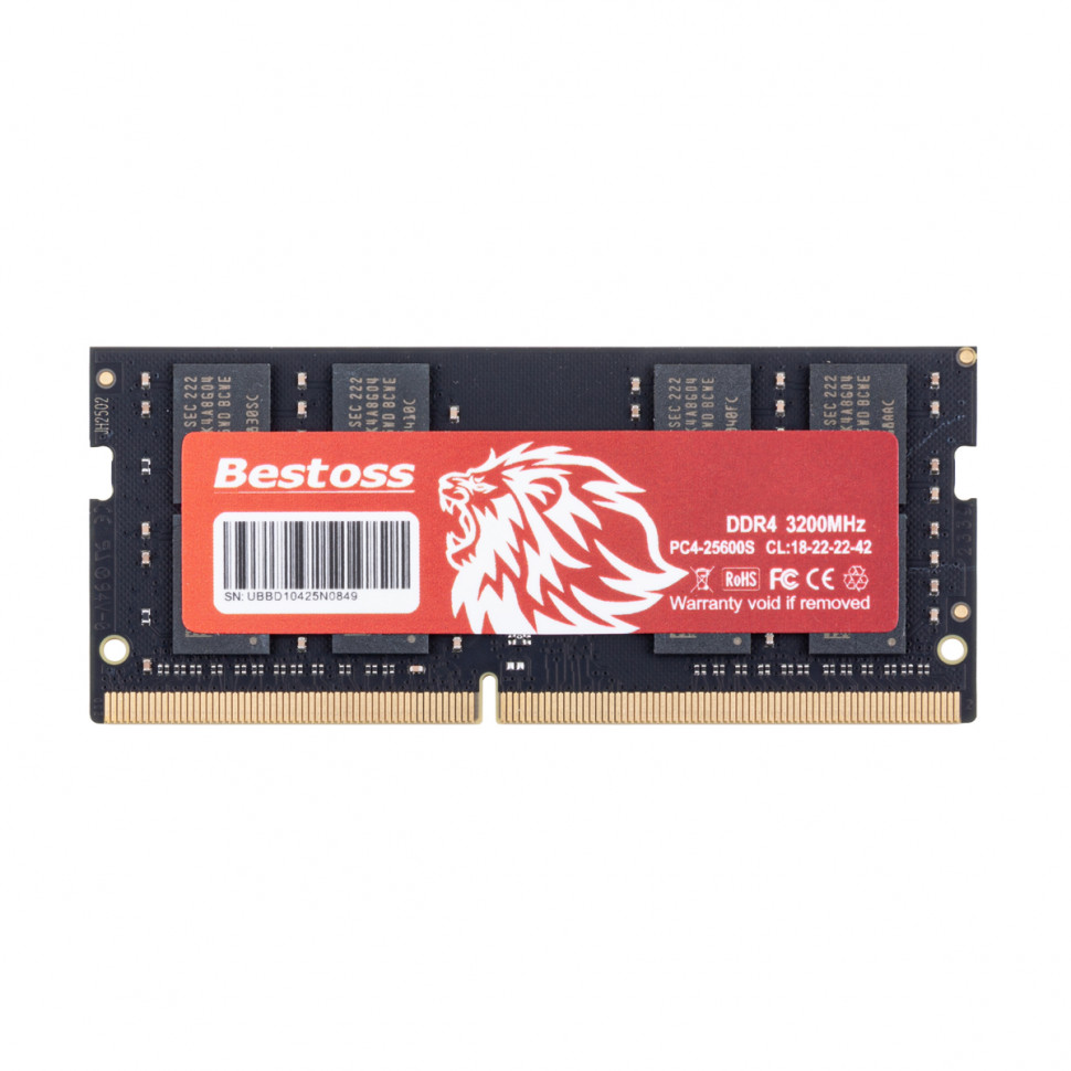 Оперативная память для ноутбука Bestoss DDR4 16GB 3200 Mhz