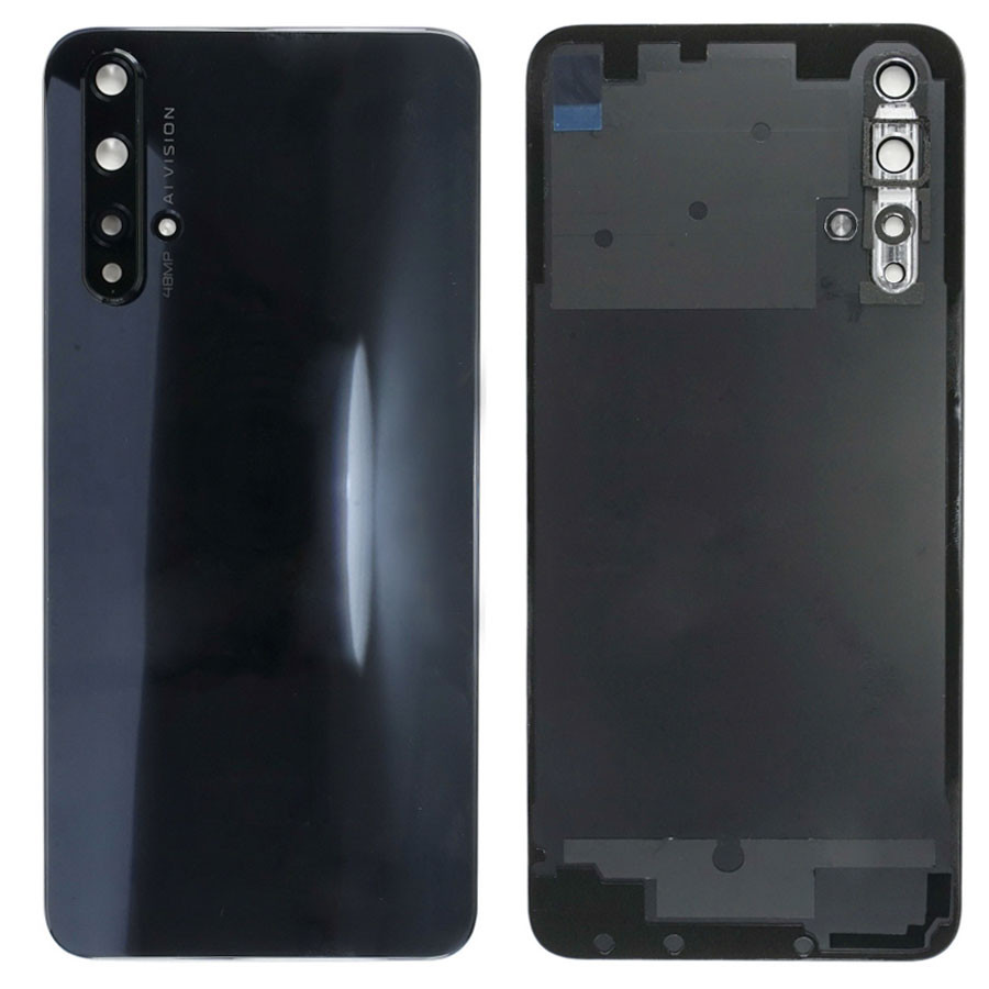 Задняя крышка для Huawei Honor 20 Черный - Премиум