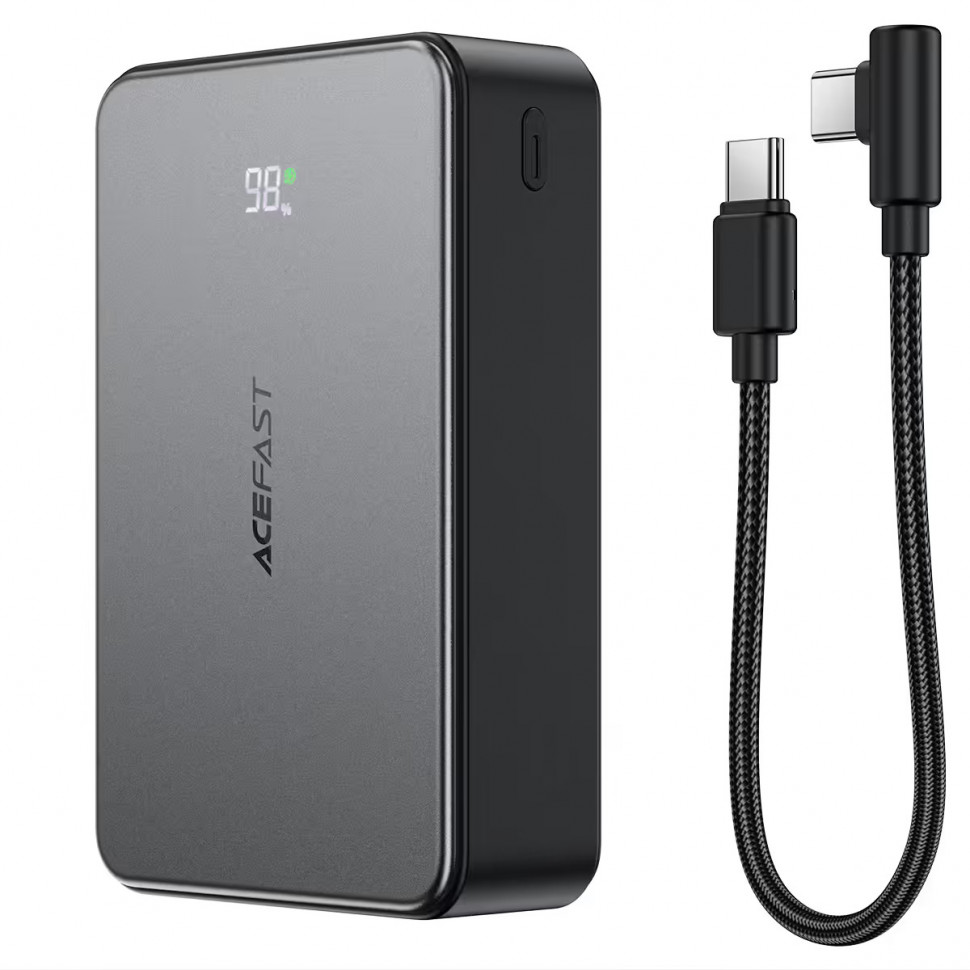 Внешний Аккумулятор Acefast M29 20000 mAh (22.5W, 20W, PD, Type-C, кабель Type-C) Черный