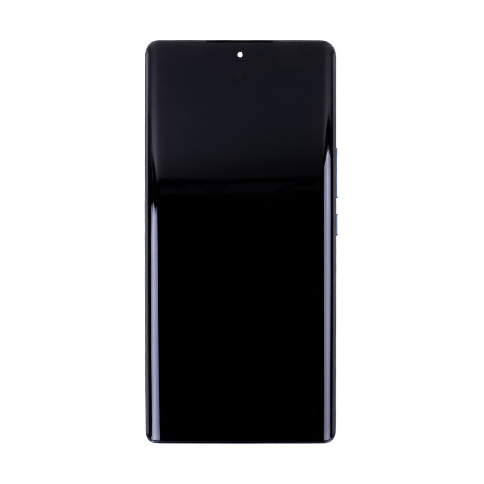 Дисплей с рамкой для Huawei Honor 70 Черный Оригинал