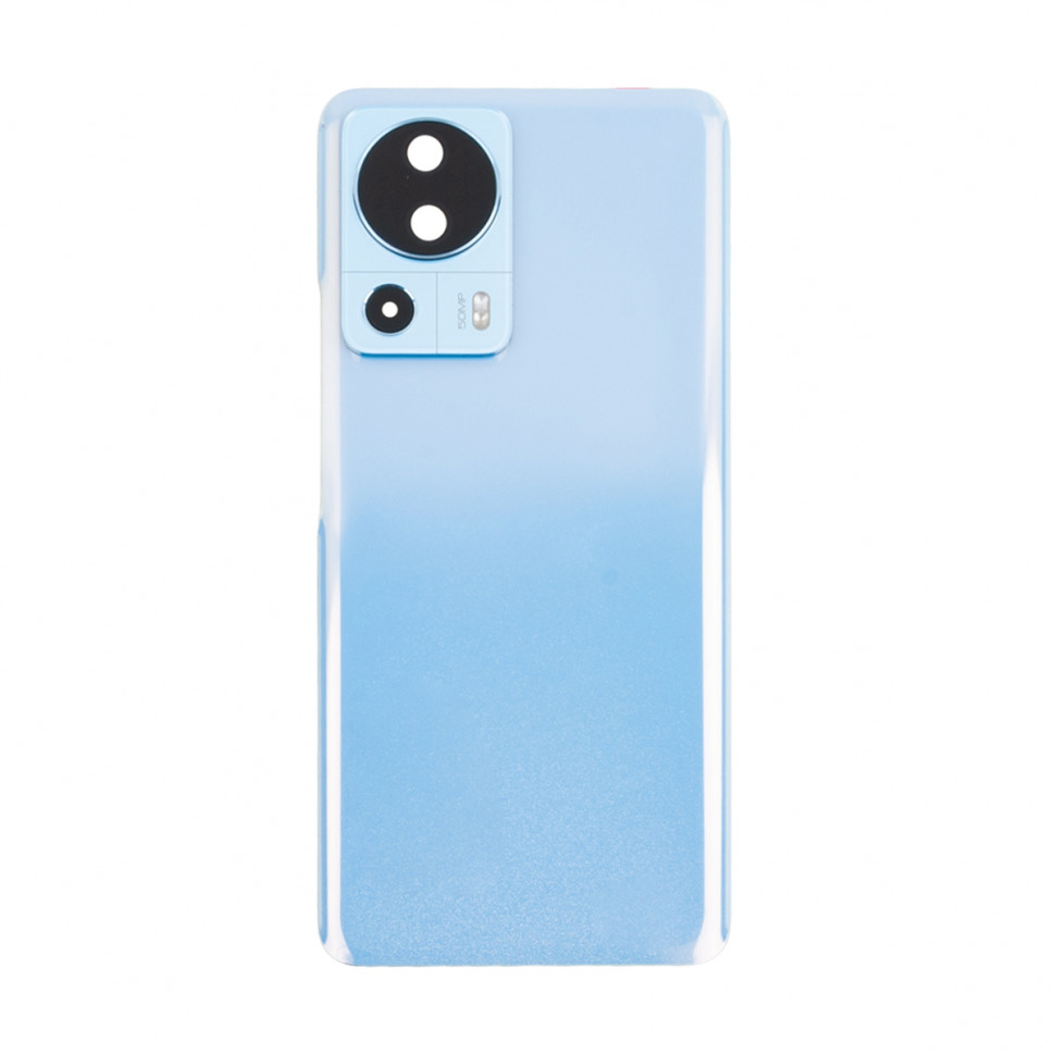 Задняя крышка для Xiaomi 13 Lite Голубой - Премиум