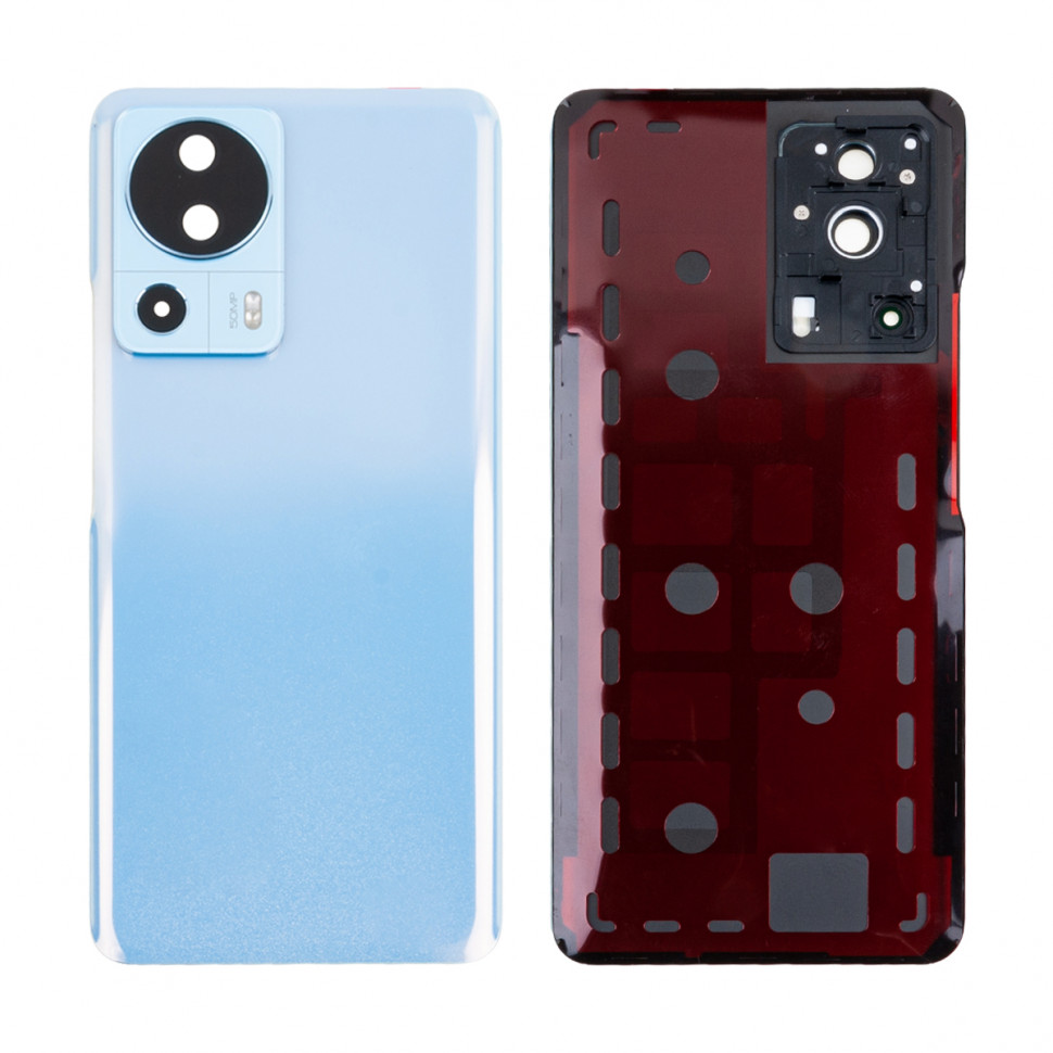 Задняя крышка для Xiaomi 13 Lite Голубой - Премиум