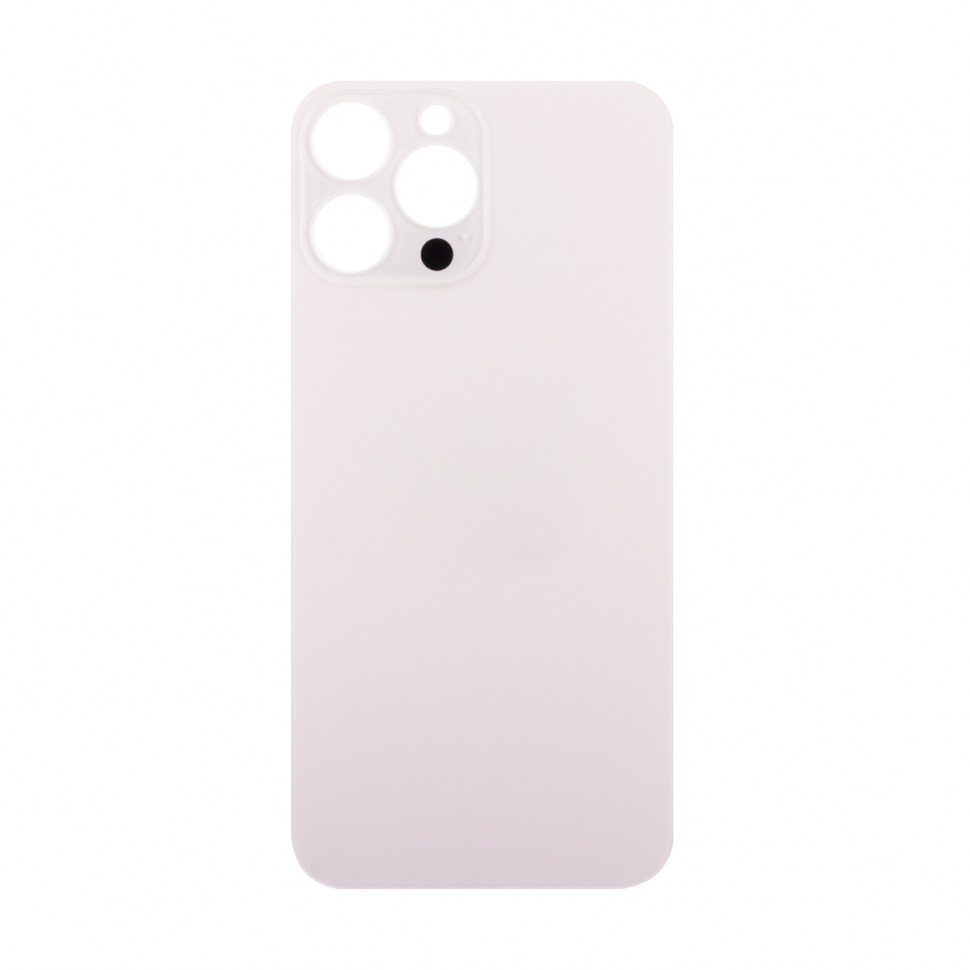 Задняя крышка для iPhone 13 Pro Max Золото (стекло, широкий вырез под камеру, логотип)