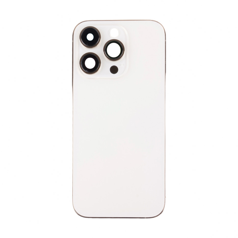 Корпус для iPhone 14 Pro Max (1 Sim) Золото - Премиум