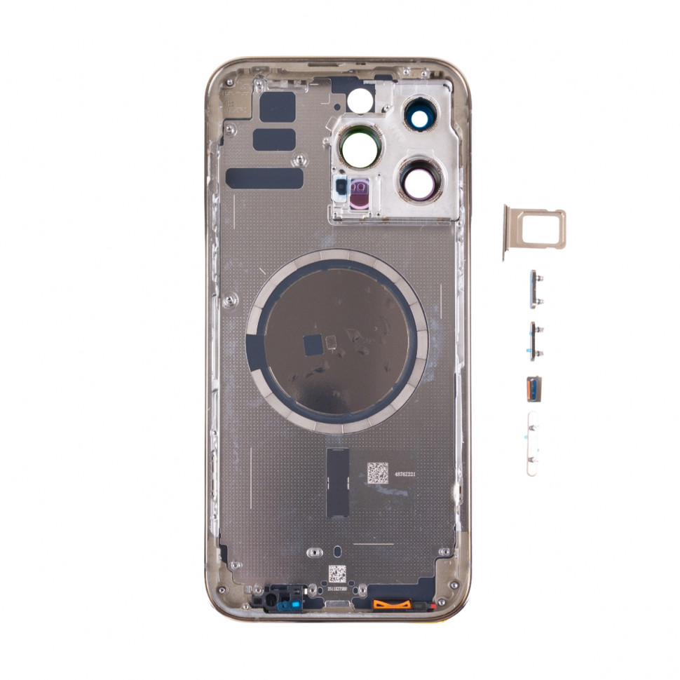 Корпус для iPhone 14 Pro Max (1 Sim) Золото - Премиум