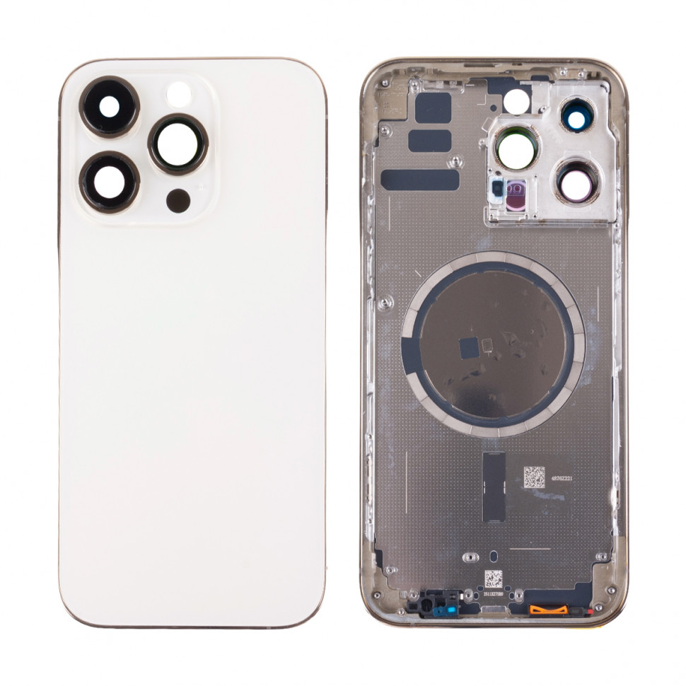 Корпус для iPhone 14 Pro Max (1 Sim) Золото - Премиум