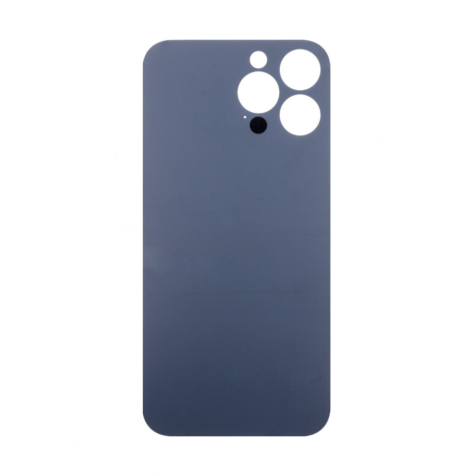 Задняя крышка для iPhone 13 Pro Max Зеленый (стекло, широкий вырез под камеру, логотип)