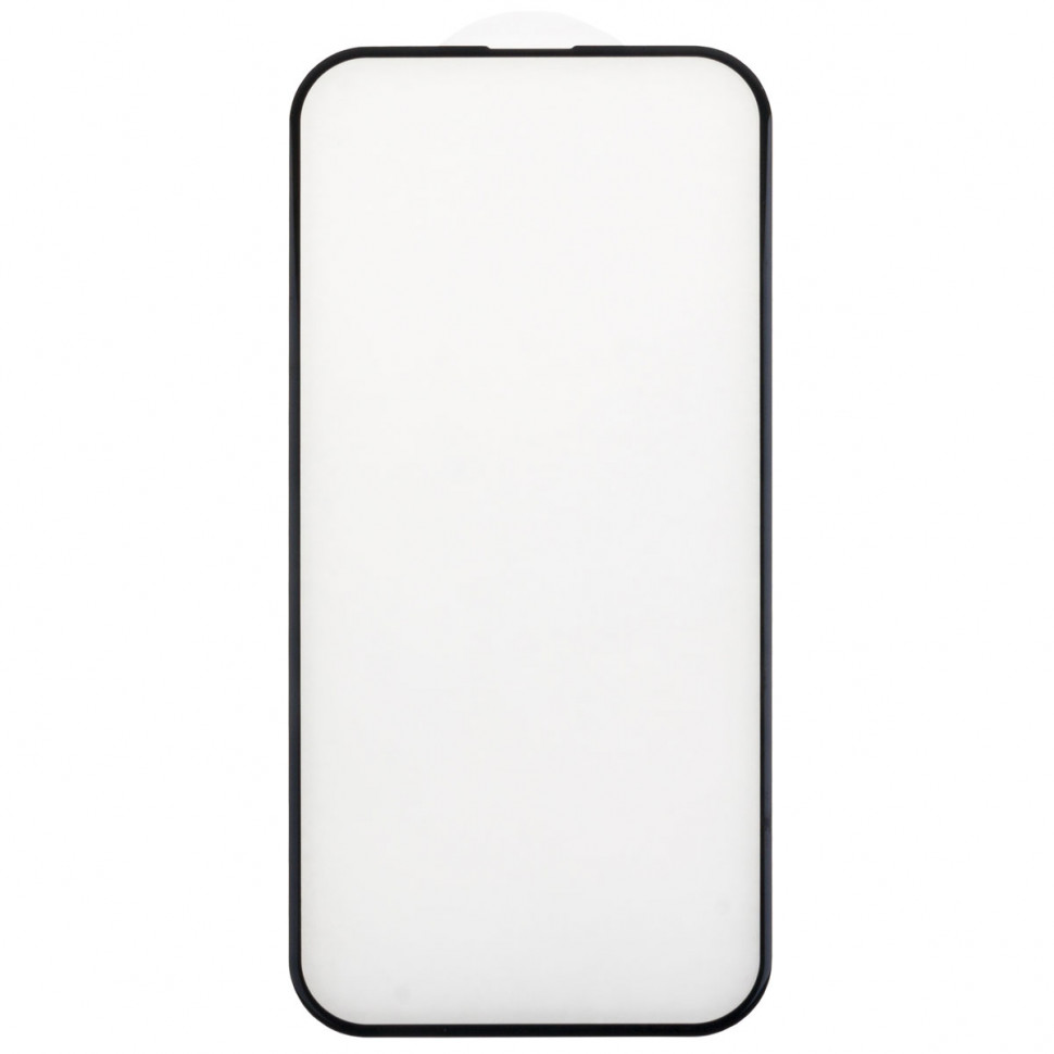 Защитное стекло "Премиум" для iPhone 14 Pro Max Черный (Закалённое+, полное покрытие)
