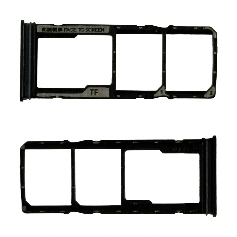 Контейнер SIM для Xiaomi Redmi 15C 4G/Poco C85 4G Черный