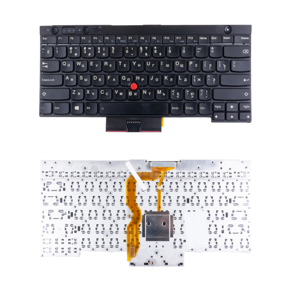 Клавиатура для ноутбука Lenovo Thinkpad X230/X230S/X240/X240i/X240S/X250 (с рамкой) Черный