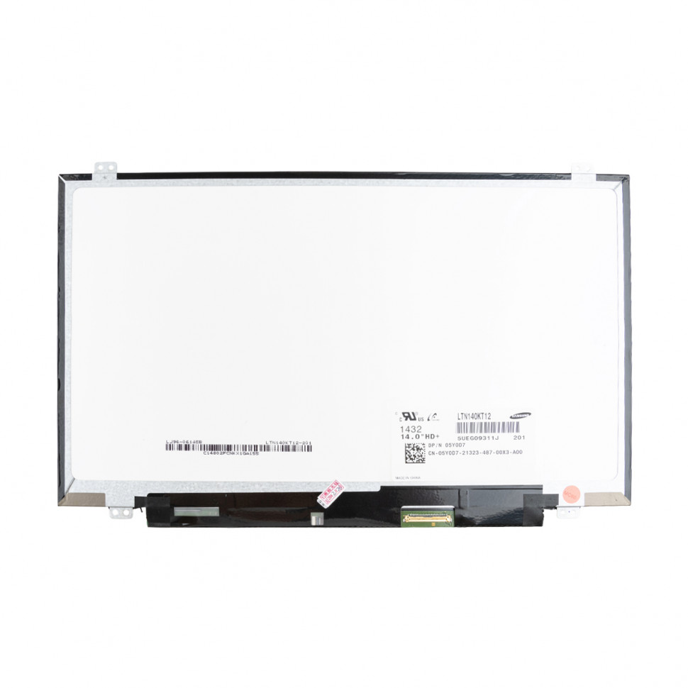 Матрица 14" LED 1600x900 Slim 40 pin справа внизу, матовая (уши вверху/внизу) (B140RW02 V.2)