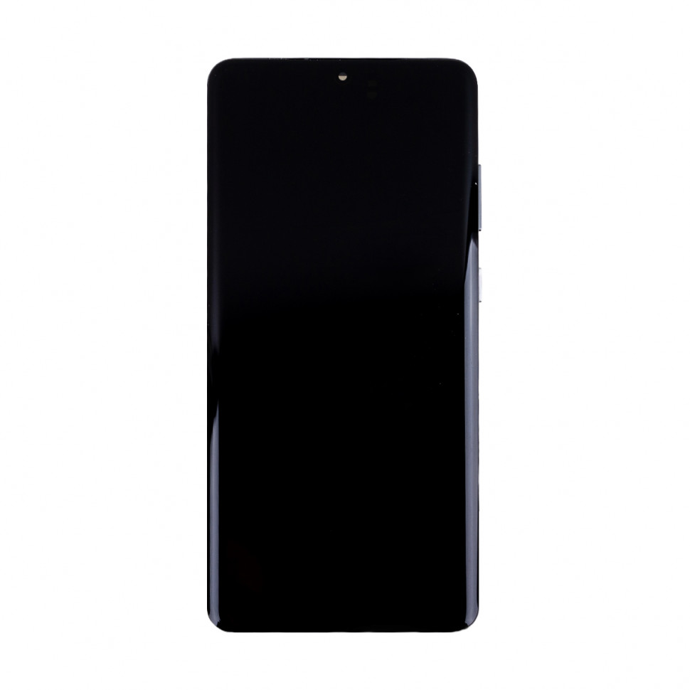 Дисплей с рамкой для Samsung G985F (S20+) Серый OLED (Full Size)