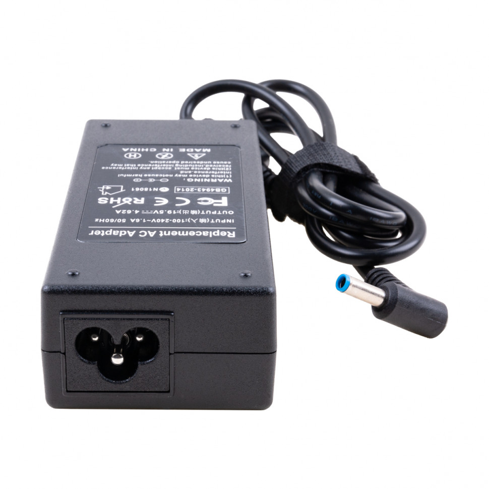 Блок питания для ноутбука HP/Dell 19.5V, 4.62A, 90W (4.5*3.0 с иглой)