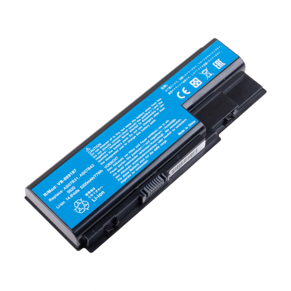 Аккумулятор для ноутбука Acer AS07B31 (Aspire 5520, 5530, 5710, 5720, 5730, 5910, 5920, 5930, 5942) 5200 mAh
