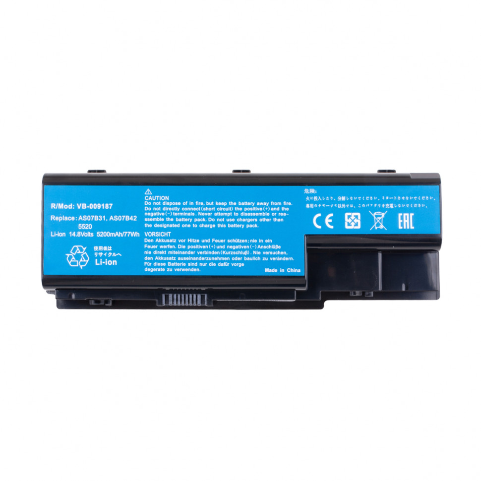 Аккумулятор для ноутбука Acer AS07B31 (Aspire 5520, 5530, 5710, 5720, 5730, 5910, 5920, 5930, 5942) 5200 mAh