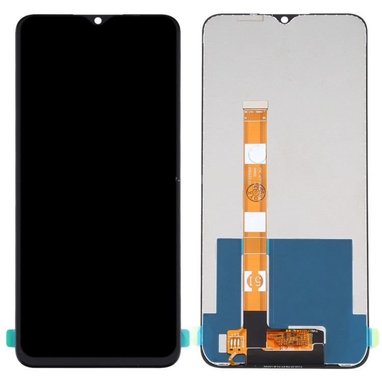 Дисплей для Realme C11/C15/Narzo 30A с тачскрином Черный