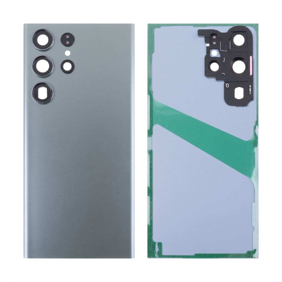 Задняя крышка для Samsung S918B (S23 Ultra) Зеленый - Премиум
