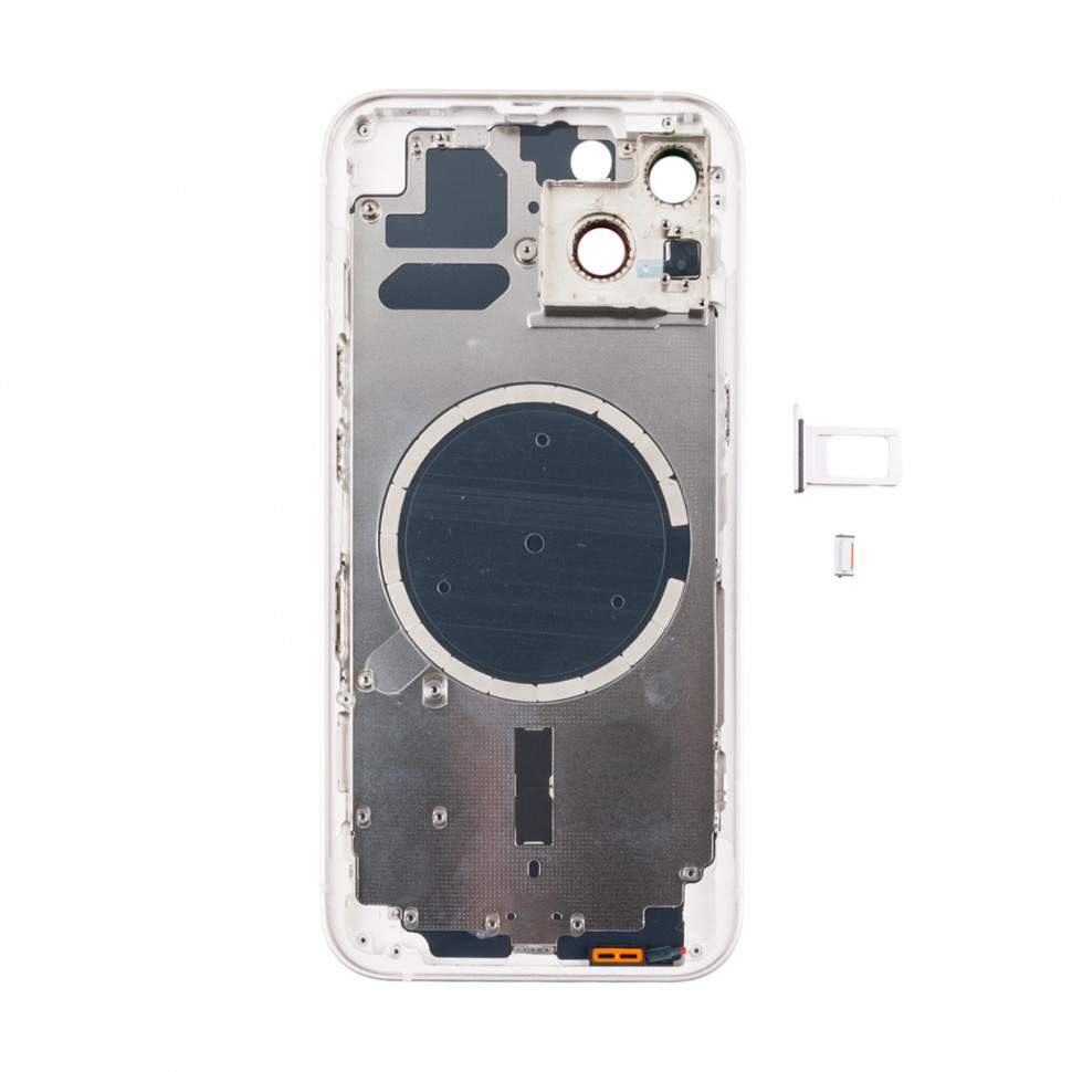 Корпус для iPhone 13 (1 Sim) Белый - Премиум