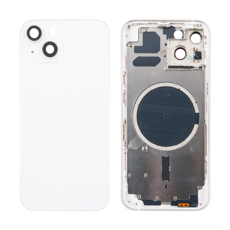 Корпус для iPhone 13 (1 Sim) Белый - Премиум