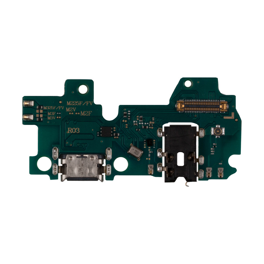Шлейф для Samsung M325F/M225F (M32/M22) плата на системный разъем/разъем гарнитуры/микрофон
